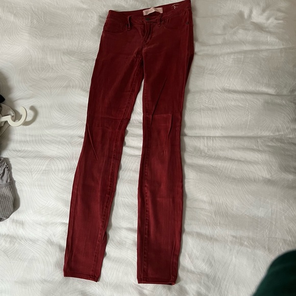 Marc Jacobs Red Skinny Jeans - Picture 2 of 5